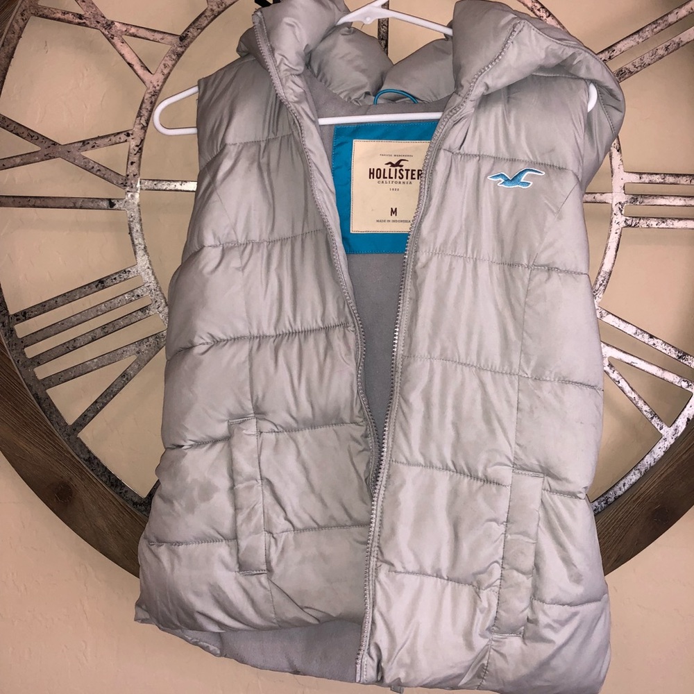 Hollister grey vest